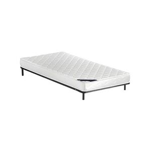 Vente-Unique.com Ensemble cadre à lattes + matelas mousse DANAE de DREAMEA - 15cm épaisseur - 90 x 190 cm - Publicité