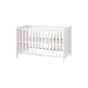 roba Lit bébé d'appoint en bois blanc 60x120 - Publicité