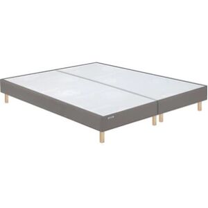 Bultex Sommier 2 x 90 x 200 Vitality ferme enduit taupe Duo 1820 (180x200) - Publicité