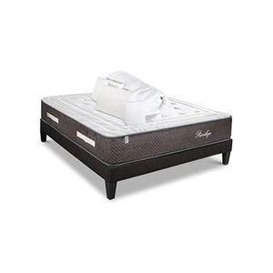 Bellecour LITERIE - Pack Prêt à dormir PRIVILEGE 140x190 cm - Matelas Ressorts ensachés + Sommier + Accessoires - Publicité