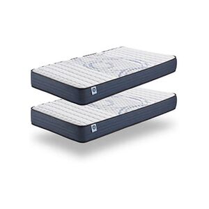 Naturalex Pack de 2 Matelas Perfectsleep 90x190 cm - Mousse HR mémoire de Forme + Blue Latex - Confort Equilibré, 7 Zones, Réversible, Ergonomique, Durable - Publicité