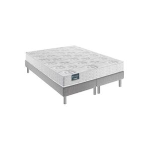 Dunlopillo Ensemble 100% latex 7 zones 20cm DAHLIA, matelas, sommier, pieds 180x200 - Publicité