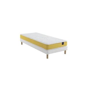 Someo Ensemble matelas mousse, sommier Lune et pieds Aurore 400 - 110x200 - Publicité