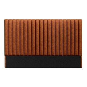 Vente-Unique.com Tête de lit coutures verticales - 200 cm - Tissu - Terracotta - SARAH - Publicité