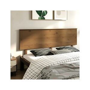 VIDAXL Tête de lit Marron miel 204x6x82,5 cm Bois massif de pin - Publicité