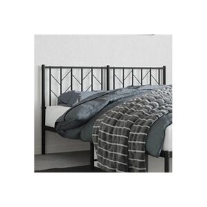 VIDAXL Tête de lit métal noir 150 cm - Publicité