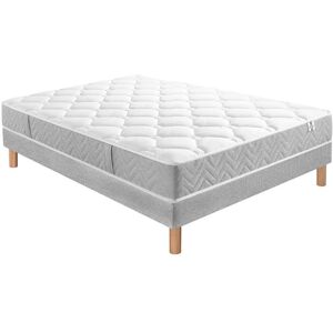 Ensemble Matelas Douces Nuits Morpheo Mousse Hr 42g/M3 + Sommier Base Ferme 120x190 - Publicité