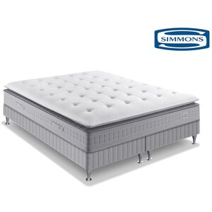 Ensemble Simmons Sw5 Ressorts Ensachés + Surmatelas 160/2x80x200 - Publicité