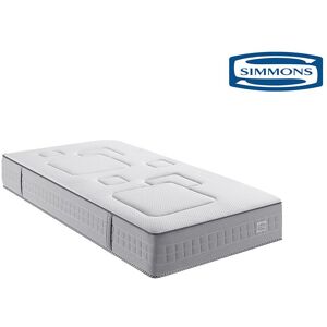 Simmons Matelas Equilibre - Matelas Ressorts Ensachés Garnissage Mémoire De Forme 90 X 200 - Blanc - 90 X 200 - Publicité