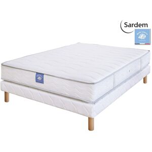 Ensemble Matelas Sardem Belle Literie Passion + Sommier Tapissier 160x200 - Publicité