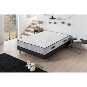 Deko Dream Hotel Supreme Ensemble Matelas Sommier 160 X 200 - Ressorts - 7 Zones - Ferme - 27 Cm - Publicité