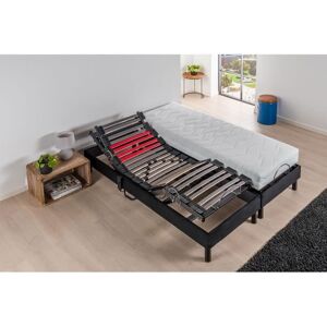 Deko Dream Ensemble Relaxation Matelas Mousse 2x80x200 Cm + Sommiers Tpr Electrique - Publicité