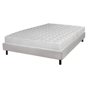 Ebac Sommier + Pieds + Matelas Newkit Lin 140x190 50 X 8 Mm - Publicité