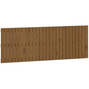 Vidaxl Tête De Lit Murale Marron Miel 166x3x60 Cm Bois Massif De Pin - Publicité