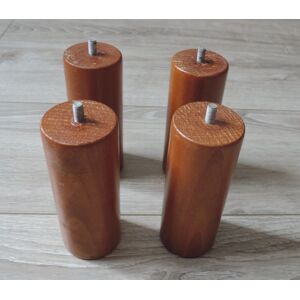 Pieds De Sommier Cylindre Bois X 4 (Hauteur 15 Cm) - Publicité