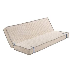 Provence Literie Matelas Ferme Pour Tous Clic Clac + Alèse 130x190 X 10 Cm Avec Mémoire De Forme Sur Face Hiver - Déhoussable Housse Lavable - Découpe Assise 70 Cm - 5 Zones De Confort - Face Été Et Ame Poli Lattex H - Publicité