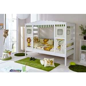 TiCAA Lit cabane enfant Safari 90x200 cm 90x200 cm