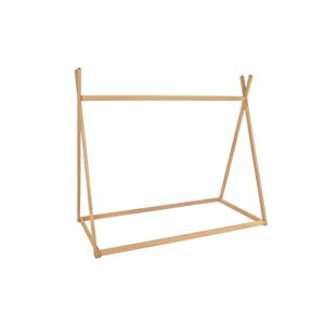 kindsgard Lit cabane au sol enfant skjuly bois naturel 70x140 cm 70x140 cm