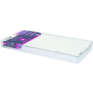 TINEO Matelas Climatisé 60x120x10cm - Matelas Bébé - Climatisé - 1 Face Été - 1 Face Hiver - Sans Traitement - Fabriqué En France - Publicité