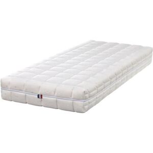 Nuits d or Natural Latex Matelas Ferme Latex Naturel 80 Kg/m3 - DEHOUSSABLE - 21 cm - Compatible literies électriques (120x190) - Publicité