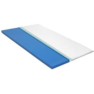 vidaXL sur-Matelas Protège-Matelas Couvre-Matelas Housse de Matelas Chambre à Coucher Maison Intérieur 180x200 cm Mousse à Mémoire de Forme Visco 6 cm - Publicité