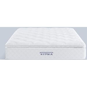 Hypnia Matelas Bien-Être Suprême 30 cm   Matelas 90 x 190 Mémoire de Forme et Ressorts Ensachés   Confort Accueil Moelleux et Soutien Équilibré Ferme   Housse en Fibre de Bambou   Certifié Oeko-Tex - Publicité