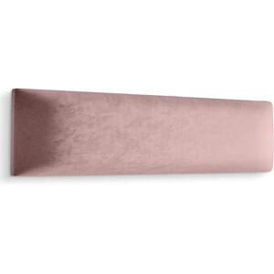 Muralo Coussin mural en velours Pour chambre à coucher, salon, lit, tête de lit Moderne et luxueux Rose clair 90 cm x 15 cm - Publicité