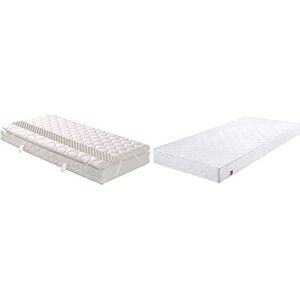 Abeil sur-Matelas Mousse Alvéolée Blanc 200 x 140 x 6 cm - Publicité