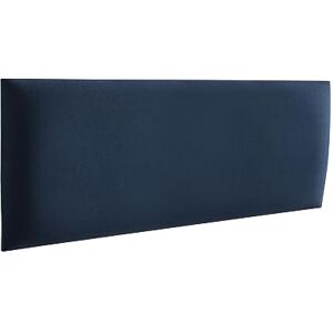 RAVIO Panneaux muraux rembourrés   Lambris 3D avec Mousse   Coussin Mural comme tête de lit pour lit   Decoration Murale pour Chambre, Chambre d'enfant, Bureau, Couloir   Bleu Marine, 50 x 15 cm - Publicité