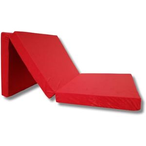 Natalia Spzoo Matelas lit futon Pliable Pliant 195 x 65 x 10 cm (3100-Rouge) - Publicité