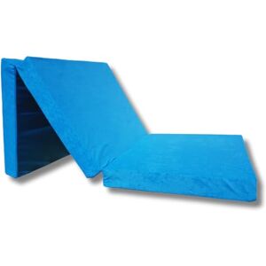 Natalia Spzoo Matelas lit futon Pliable Pliant 195 x 65 x 10 cm (30955-Bleu) - Publicité