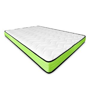 DUÉRMETE ONLINE Matelas viscoélastique pour Enfants en Mousse Visco-élastique réversible, idéal gigognes et Lits superposés mémoire de Forme, Blanc, 135 x 180 - Publicité