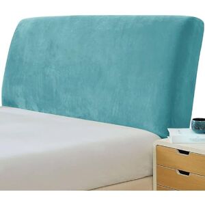 ZRCYXDW Velours Housse Tete De Lit, Extensible Housses De Tête De Lit Doux Couverture De Tête De Lit Design Tout Compris pour Décor De Chambre à Coucher Queen-vert-120-140cm(Full) - Publicité