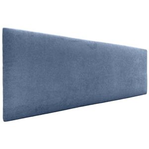 DHOME Tête de lit en Similicuir ou en Tissu AQUALINE Tête de lit rembourrée Lisse Tête de lit de Luxe (Tissu Bleu, 145cm (Lits 120/135/140)) - Publicité