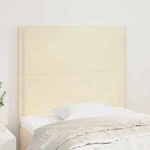 LARRYHOT Tête de lit 2 pièces crème 80 x 5 x 78/88 cm en simili cuir, lits et accessoires, têtes de lit et contre-étapes, 3116266 - Publicité