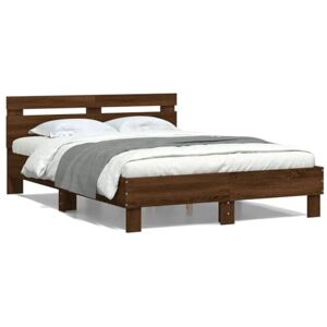 LARRYHOT Tête de lit en chêne marron 120 x 190 cm Bois multicouche, Lits et accessoires, Lits et cadres pour lits, 3207454 - Publicité