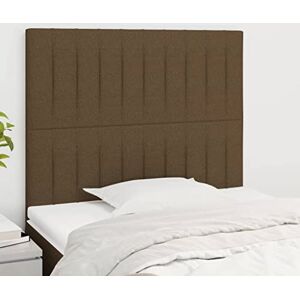 Têtes de lit 2 pcs Marron Foncé 100x5x78/88 cm Tissu,Meubles,Lits & Accessoires,Têtes et Pieds de lit,Brun,0 LB,3116563 - Publicité