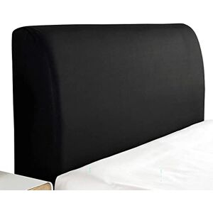 WSGJHB Housse de tête de lit, extensible, anti-poussière, protection du dos, slipcover tout compris, noir, 150 cm, pour tête de lit (140-160 cm) - Publicité