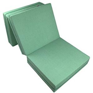 joyfill Matelas Pliable/Lit d'appoint Pliant Deluxe fabriqué en Allemagne Motifs variés 180 x 70 x 15 cm 912 Vichy Vert - Publicité