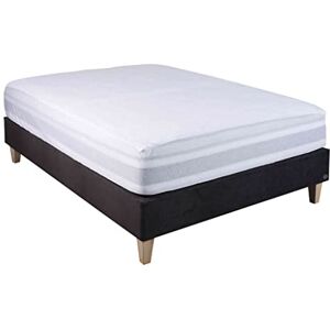 Simmons Protège Matelas Palerme imperméable 180x200 - Blanc - Publicité