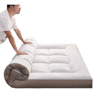 BRRRRT Matelas de Couchage Pliable Simple, Tatami Japonais, futon matelassé, idéal pour Le Camping et Les nuitées d'invités, 90x200 Cm(Gray,200 * 220cm) - Publicité