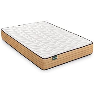 beloBed Matelas 120 x 190 cm Épaisseur 20 cm Mousse à Mémoire Haut Confort Réversible Double Face Ferme Moyenne Multicouche Respirant Noyau en Mousse HR PureCloud - Publicité