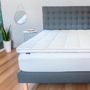 RESTBULLE Bdreams Surmatelas Mémoire de Forme 160 x 200 cm Confort Morphologique Qualité Hôtellerie Fabriqué en France Epaisseur Totale de 7cm Certifié Oeko-Tex - Publicité