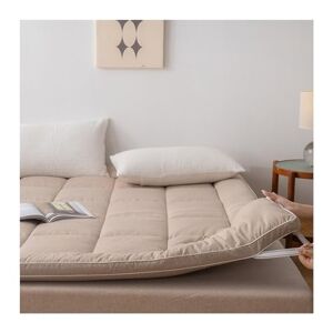 OBONG Surmatelas en Coton Queen King Matelas De Couchage Doux Matelas Futon en Duvet Respirant Et Pelucheux Matelas De Sol Matelassé Japonais (Color : C, Size : King-150 * 200cm) - Publicité