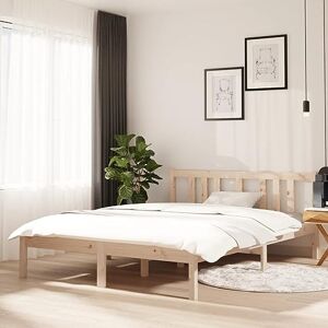 LARRYHOT Tour de lit en bois massif 120 x 190 cm, petit double, lits et accessoires, lits et cadres pour lits, 814854 - Publicité
