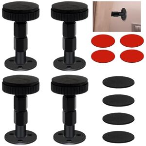 GVPOELR 4 Morceaux de lit Anti-chasses, Bouchon de tête de lit, stabilisateur de la tête de lit, 46-64 mm mm de Lits Anti-chasses réglables stabilisateur Lits canapés Tables Tables Murs (Noir) - Publicité