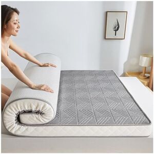 PIKETU Matelas de Sol Japonais rembourré 6/10cm, Matelas de Sol Japonais, Matelas de lit rembourré Tatami Mat, Matelas en Latex Pliable,C,90 * 190 * 6cm - Publicité