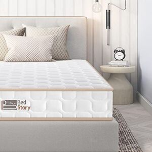 BedStory SSMS39006 Matelas Simple à Ressorts, Mousse, 90×190×14 CM - Publicité