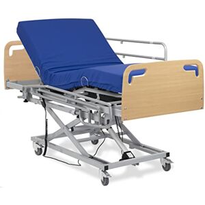 Gerialife Lit médicalisé (90x190, Matelas imperméable + Barrières latérales + Tête et Pied de lit) - Publicité