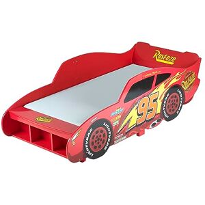 Disney Car Bed, 15mm MDF, Bright Red, Small Single - Publicité